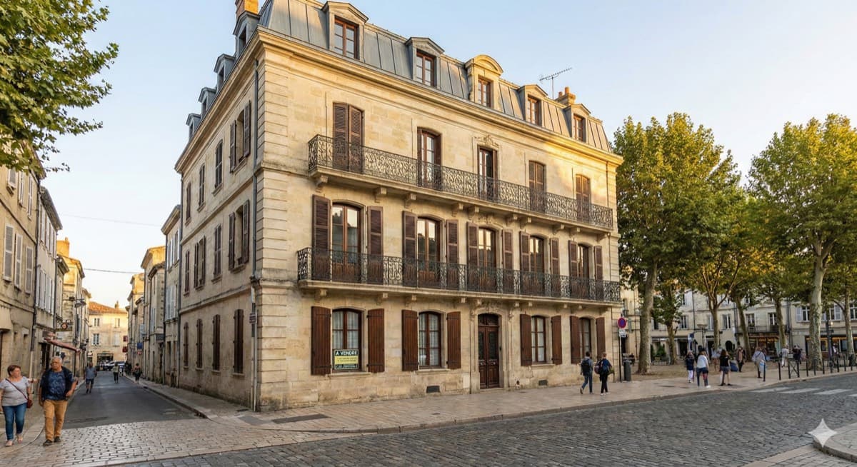 Immeuble de rapport en pierre française